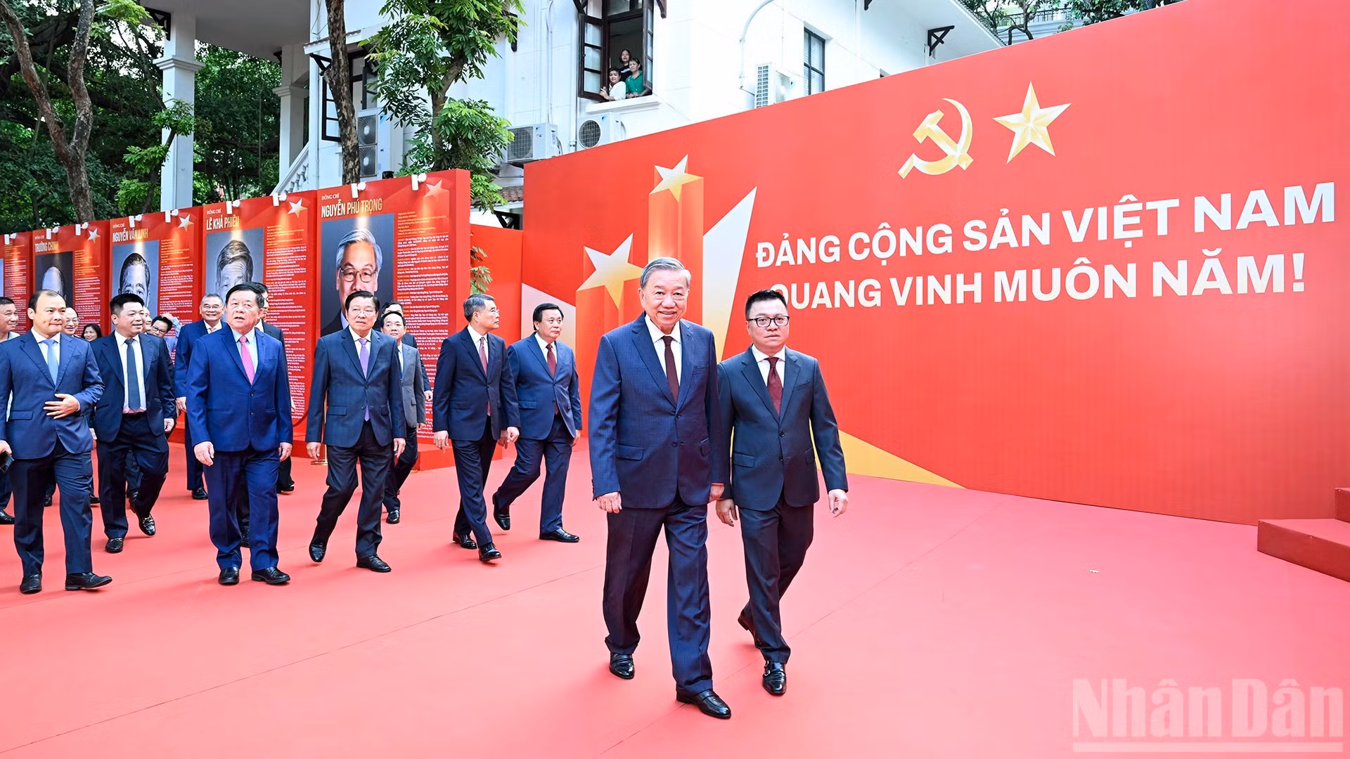 Le secrétaire général du Parti, To Lam, accompagné des dirigeants du Parti et de l’État, a assisté à la cérémonie de lancement du site d’information spécial « Parti communiste du Vietnam – XIVᵉ Congrès national ».