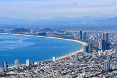 Un coin de la ville balnéaire de Da Nang (Centre). Photo : VNA.