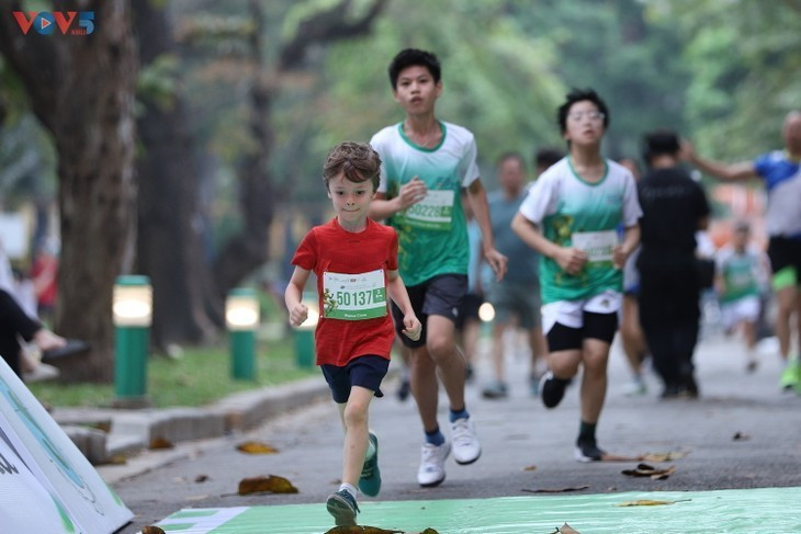 Le jeune Marco Coco s’est illustré en relevant le défi des 5 km.