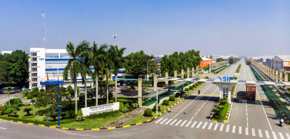 Un aperçu du parc industriel Vietnam - Singapore 2 (VSIP 2) à Binh Duong. Photo : baobinhduong. vsip-2-binhduong.png