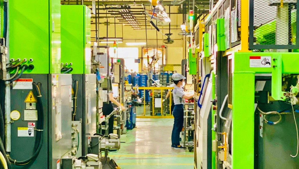 Dans l’usine de Takako dans le VSIP 1 à Binh Duong. Photo : baobinhduong.