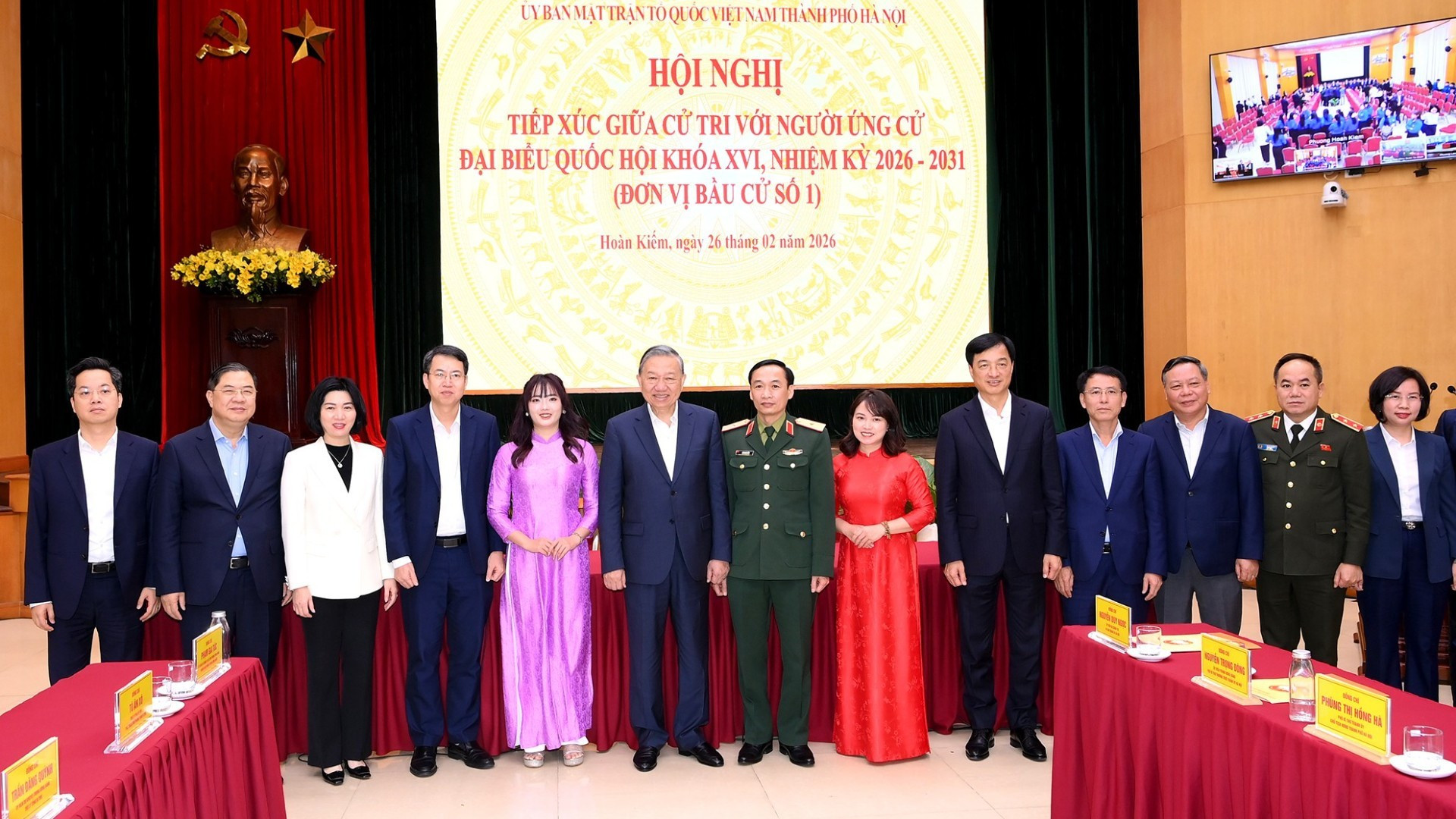 Dans le cadre des préparatifs des élections des députés à l’Assemblée nationale du Vietnam (XVIᵉ législature), une rencontre entre électeurs et candidats de la circonscription n°1 s’est tenue à Hanoï.