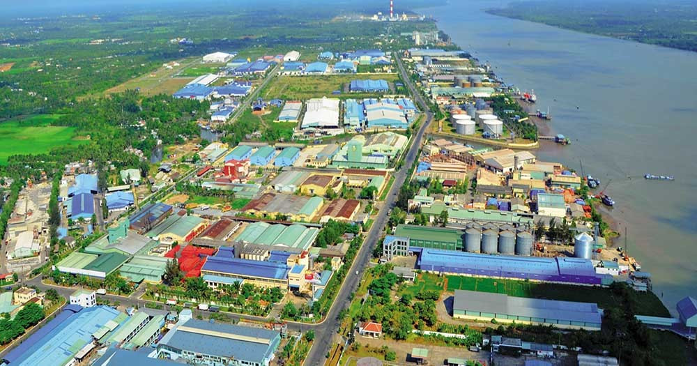 Vue aérienne du parc industriel de Tra Noc à Can Tho. Photo : baodautu. kcn-tra-noc-can-tho-baodautu.jpg