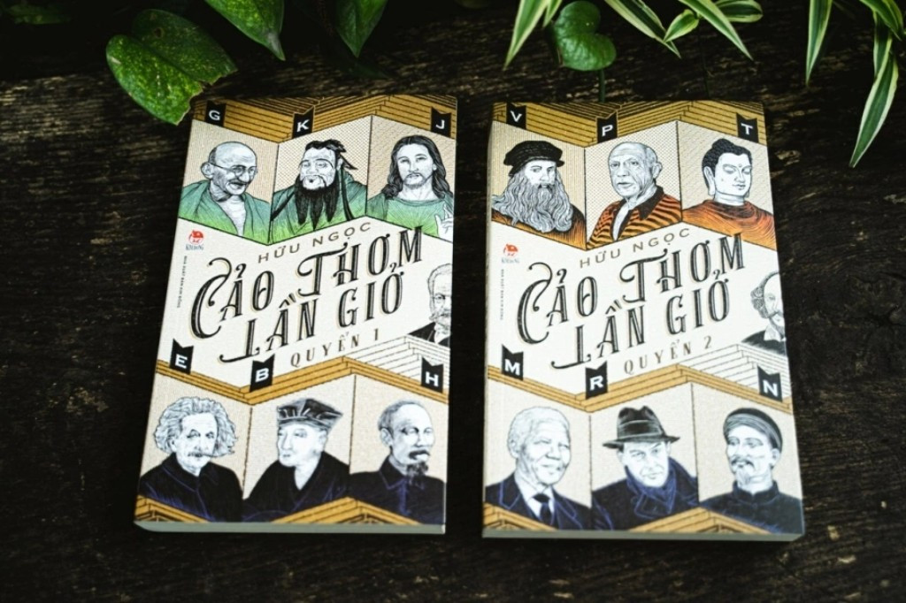À l’âge de 102 ans, Huu Ngoc a publié l’œuvre en vietnamien « Cao thom lan gio », composée de deux volumes totalisant près de 1.000 pages. Photo : Vnexpress. cao-thom-lan-gio-vnexpress.jpg