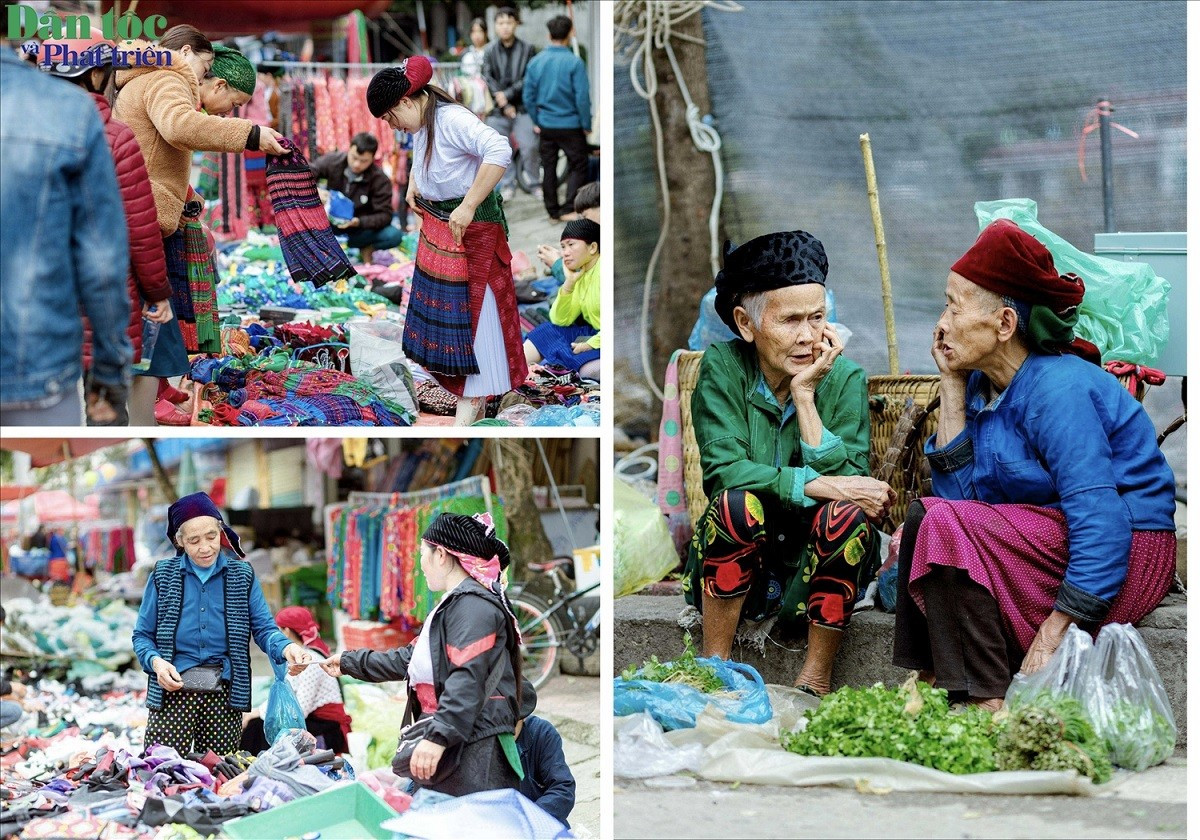 Espace du marché hebdomadaire de Meo Vac. Photo : baodantoc. cho-meo-vac-baodantoc.jpg