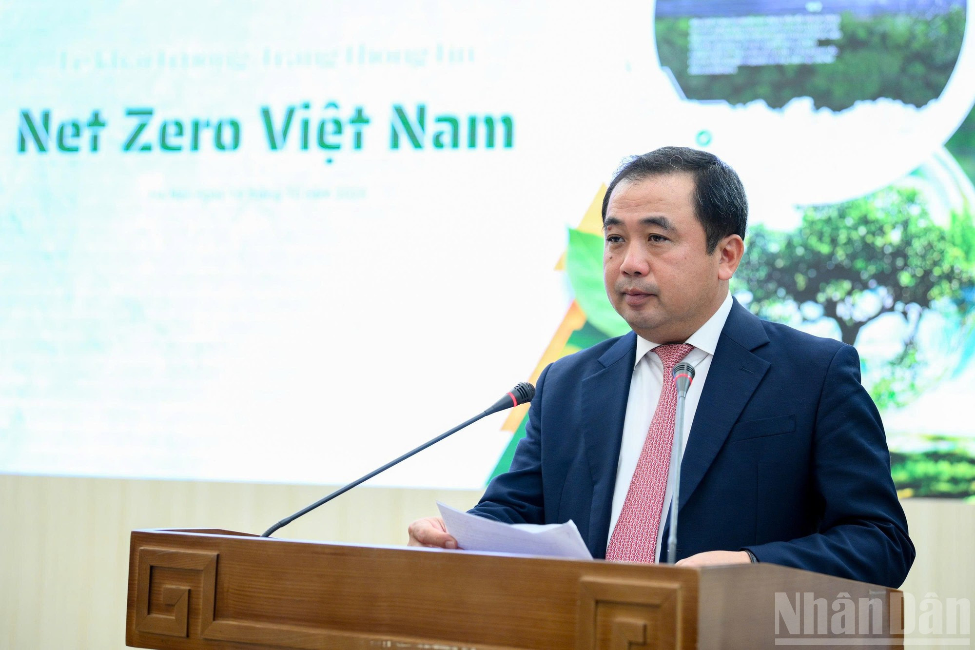 Tran Duc Thang, ministre par intérim de l’Agriculture et de l’Environnement, lors de la cérémonie. tran-duc-thang.jpg