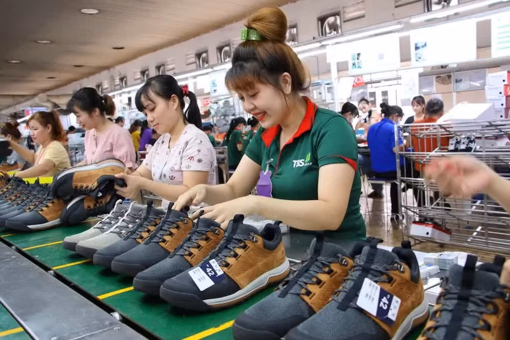 Les activités de production au sein de la société par actions TBS Group à Hô Chi Minh-Ville.
