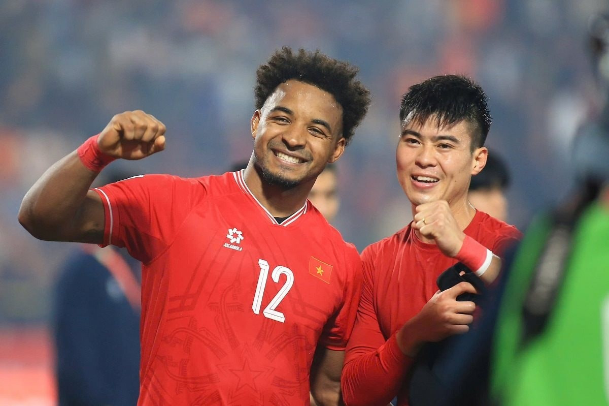 Le joueur Nguyen Xuan Son sous les couleurs de l’équipe du Vietnam lors de l’AFF Cup 2024. Photo : TNO. xuan-son-doanhnhansaigon.jpg