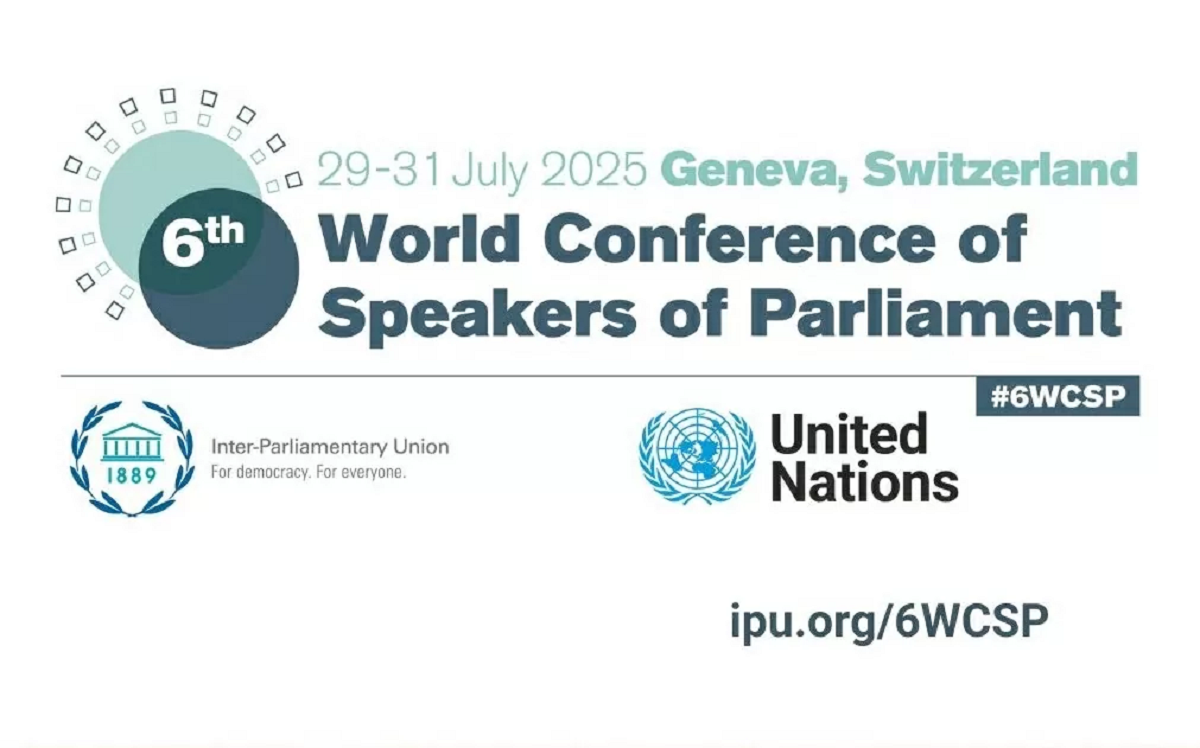 La 6ᵉ Conférence mondiale des présidents de parlement se tiendra du 29 au 31 juillet à Genève. Photo : UIP. ipu-nguon-ipu.jpg