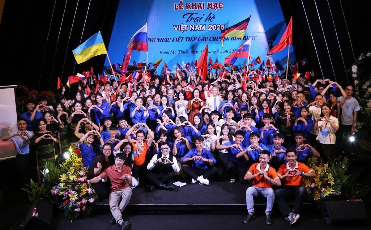 Le Camp d’été du Vietnam est une occasion de semer des graines culturelles dans l’âme des jeunes Vietnamiens d’outre-mer. Photo : daklak.gov.vn