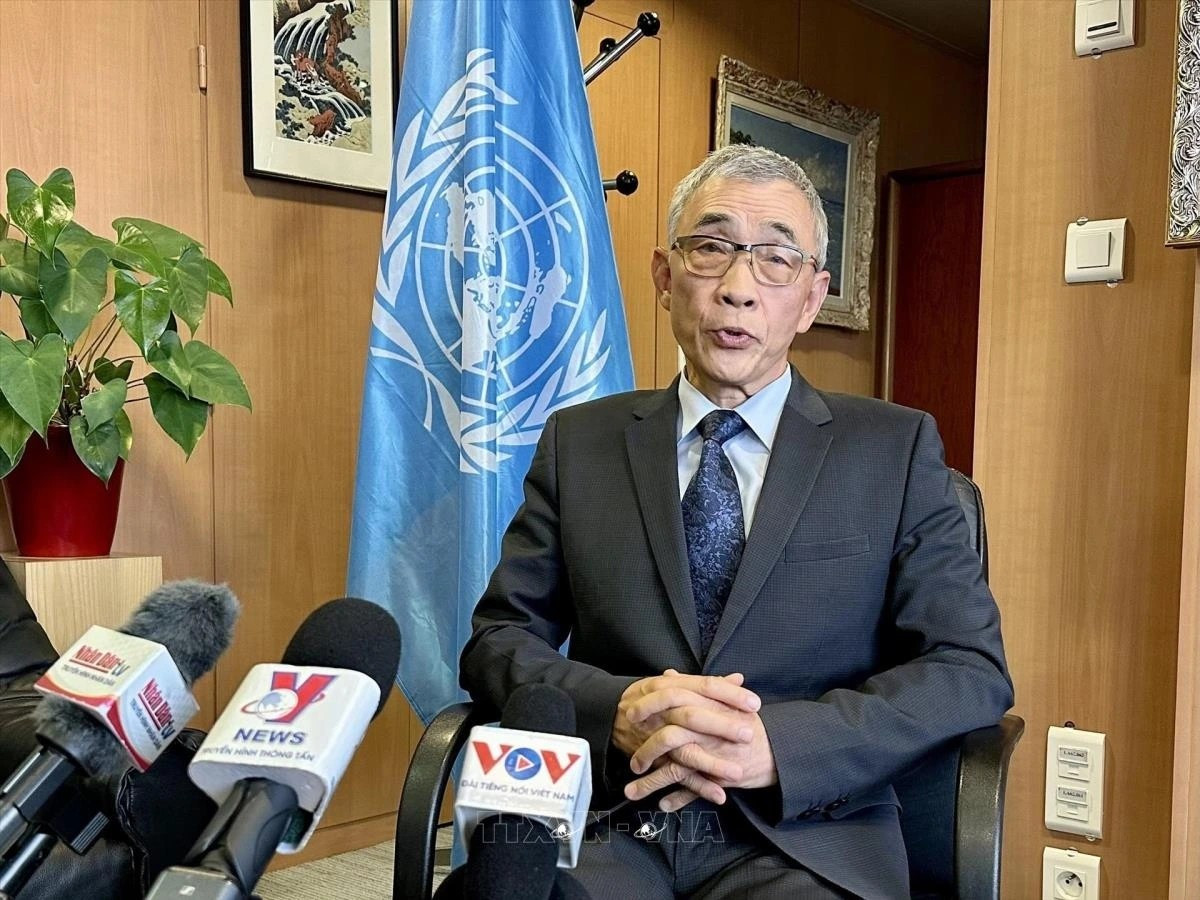 Qu Xing, directeur général adjoint de l’UNESCO. Photo : VNA. khuc-tinh-unesco-vna.jpg