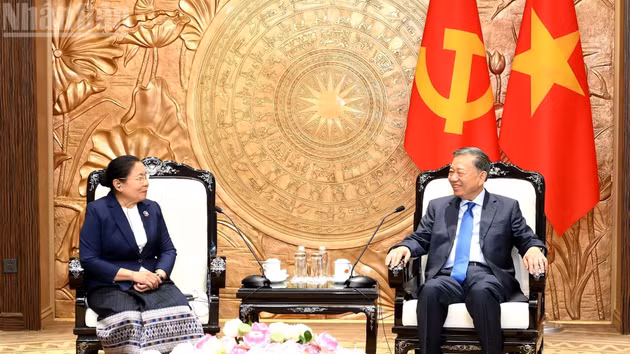 Le Vietnam et le Laos souhaitent renforcer leur coopération dans le travail d’organisation du Parti. Photo : Dang Khoa/NDEL.