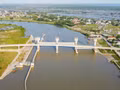 Le projet de modernisation du système hydraulique du fleuve Len. Photo : tienphong.vn