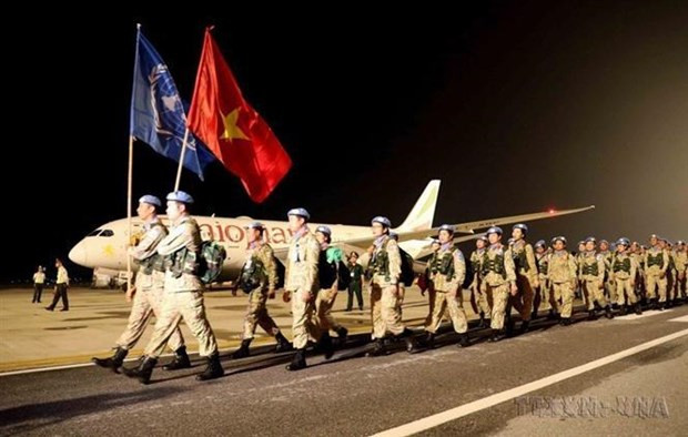 Le Vietnam participe activement aux mission de maintien de la paix de l'ONU. Photo : VNA.