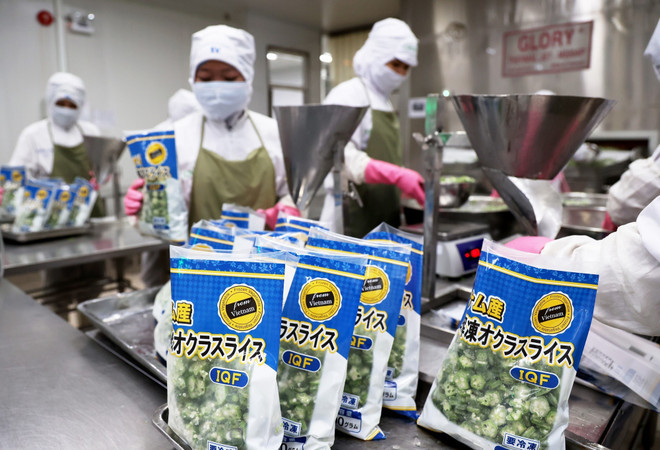 Les produits vietnamiens exportés vers le Japon. Photo : VNA Les produits vietnamiens exportés vers le Japon. Photo : VNA