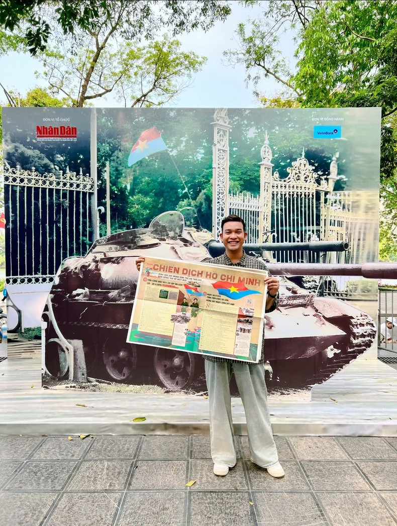 Bùi Ngọc Công enthousiasmé par le supplément. (Photo : FP du personnage) Bùi Ngọc Công enthousiasmé par le supplément. (Photo : FP du personnage)