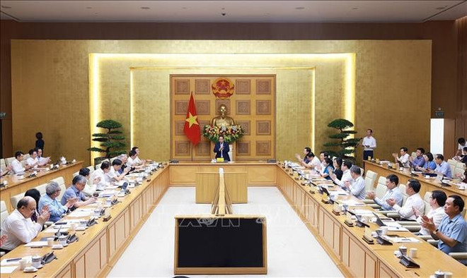 Lors de la réunion. Photo : VNA. Lors de la réunion. Photo : VNA.