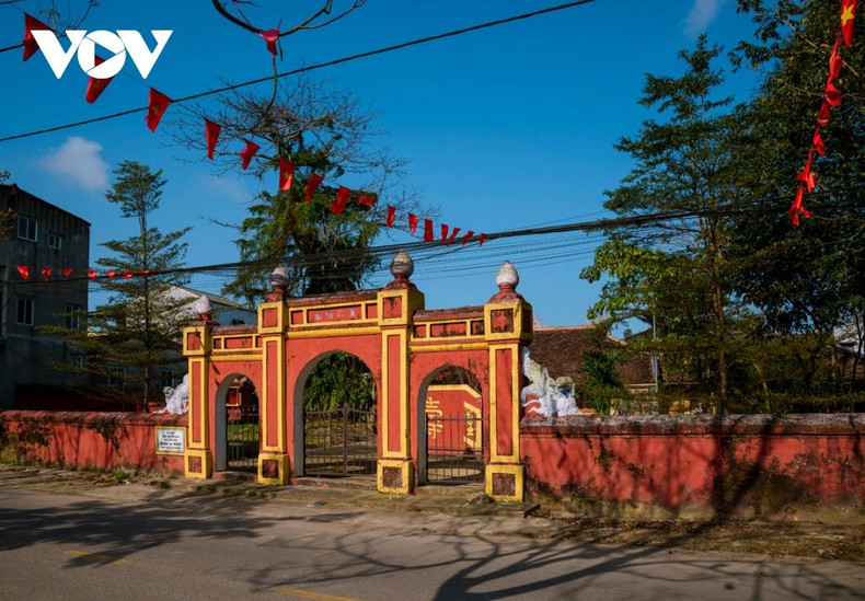 Le temple The Lai Thuong, un site national sur la rue Bach Dang. Le temple The Lai Thuong, un site national sur la rue Bach Dang.