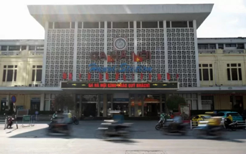 La gare de Hanoi. Photo . baoquocte.vn