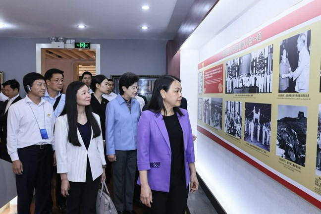Dans la Maison commémorative des écoles vietnamiennes située sur le campus de l'Université normale du Guangxi, dans la ville de Guilin. Photo : thoidai.com.vn Dans la Maison commémorative des écoles vietnamiennes située sur le campus de l'Université normale du Guangxi, dans la ville de Guilin. Photo : thoidai.com.vn