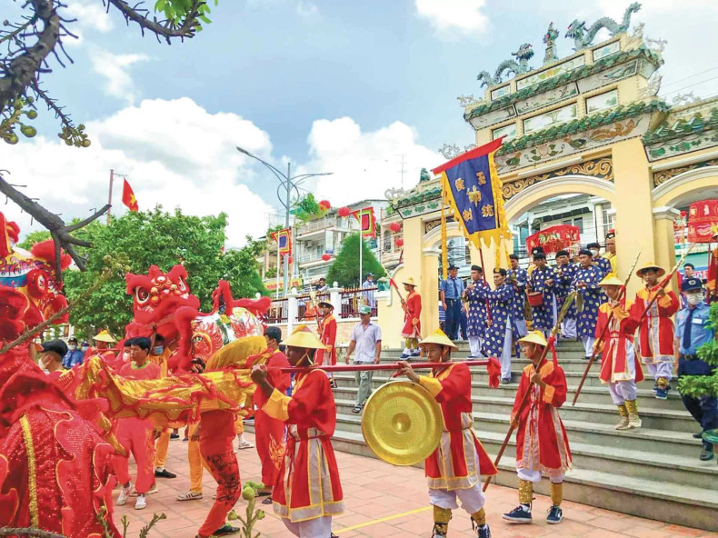 Le festival de déesse Ba Chua Xu du mont Sam. Photo : baoquocte.vn