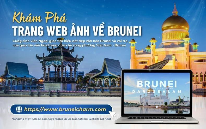 Le site web dédié à la promotion de Brunei, accessible à l’adresse Bruneicharm.com. Photo : VNA. Le site web dédié à la promotion de Brunei, accessible à l’adresse Bruneicharm.com. Photo : VNA.