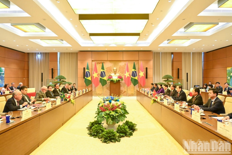 Lors de la rencontre. Photo: NDEL.