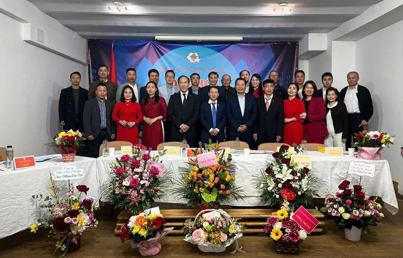 Le comité exécutif de l’association pour le mandat 2025-2028. Photo : baoquocte. Le comité exécutif de l’association pour le mandat 2025-2028. Photo : baoquocte.