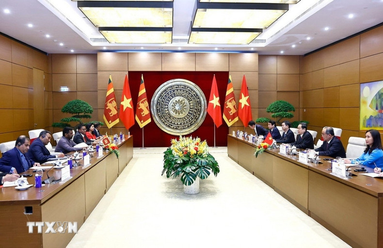Lors de la rencontre. Photo : VNA. Lors de la rencontre. Photo : VNA.