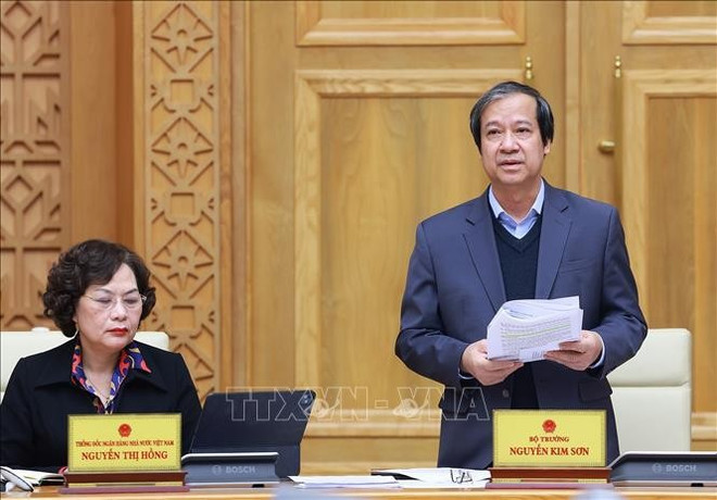 Le ministre de l'Education et de la Formation, Nguyen Kim Son. Photo : VNA Le ministre de l'Education et de la Formation, Nguyen Kim Son. Photo : VNA