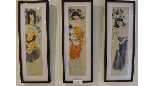 Exposition de peintures sur la capitale Hanoi ảnh 3