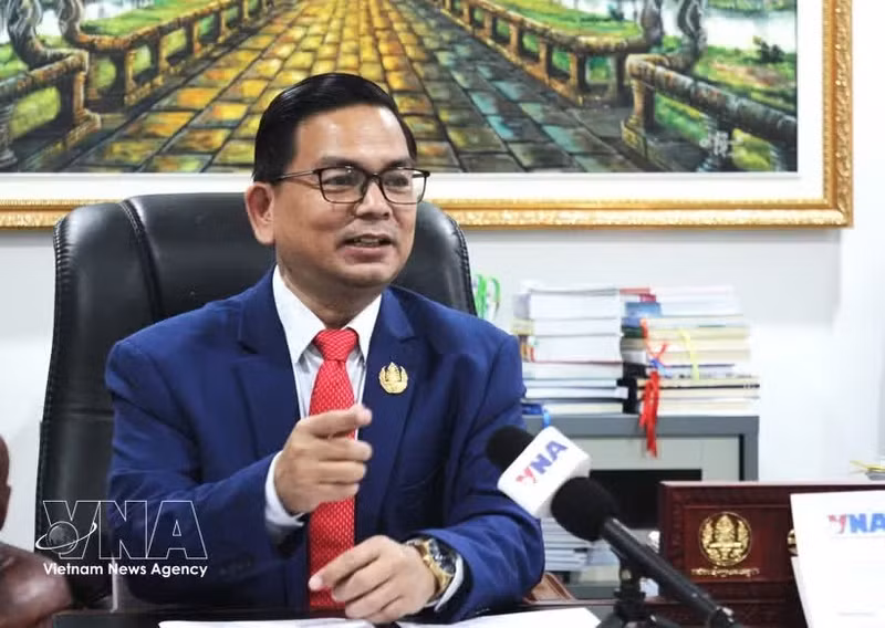 Le Dr Kin Phea, directeur général de l’Institut des relations internationales du Cambodge (RAC). Photo : VNA.