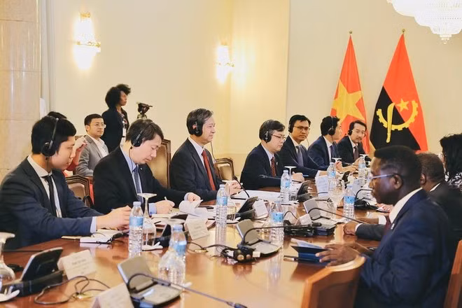 La 7e réunion du Comité intergouvernemental Vietnam-Angola. Photo : VNA