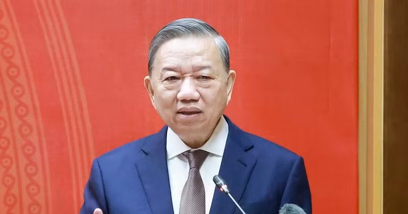 Le secrétaire général du Comité central du Parti communiste du Vietnam, To Lam. Photo : VNA.