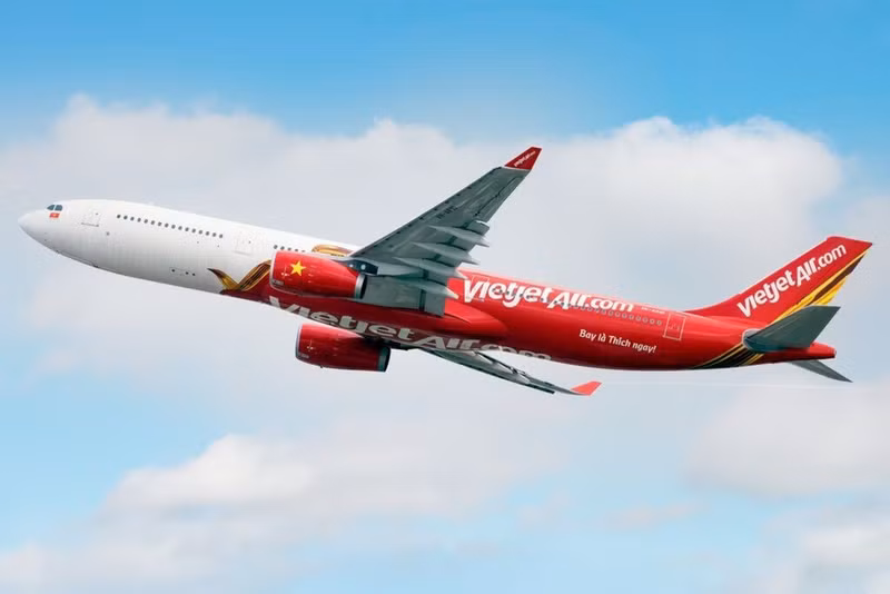 Un avion économe en carburant et respectueux de l’environnement de Vietjet. Photo : Vietjet.