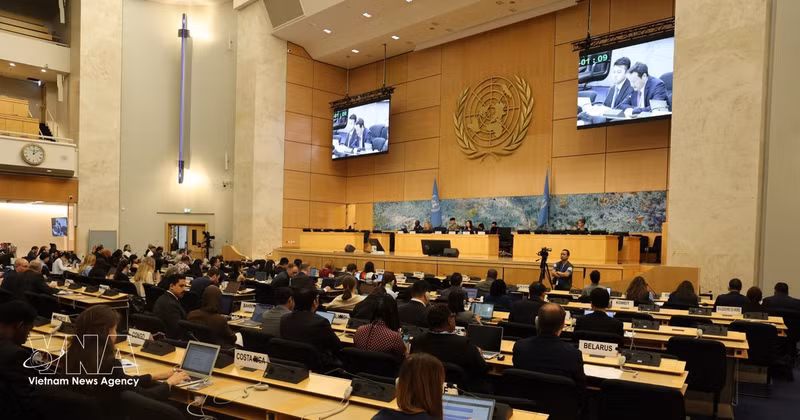 La 63e session du Conseil des droits de l’homme de l’ONU. Photo : VNA.
