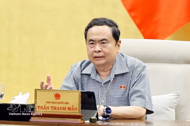 Le président de l’Assemblée nationale, Tran Thanh Man. Photo : VNA.