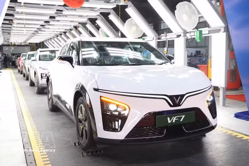 VinFast s’associe à Shriram Finance pour faciliter l’achat de véhicules électriques en Inde. Photo : VNA. 