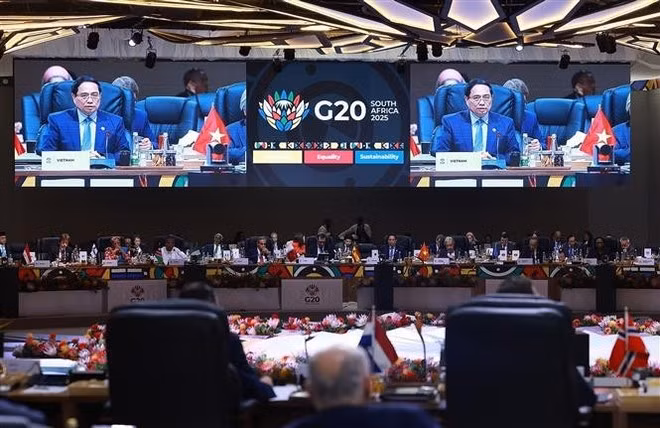 Séance plénière du Sommet du G20. Photo : VNA.