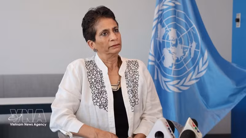 Kanni Wignaraja, sous-secrétaire générale de l’ONU et directrice du Bureau régional du Programme des Nations Unies pour le développement (PNUD) pour l’Asie et le Pacifique. Photo : VNA.