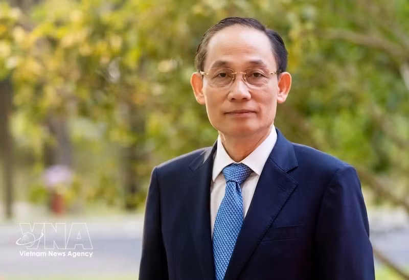 Le ministre des Affaires étrangères du Vietnam, Le Hoai Trung. Photo : VNA.