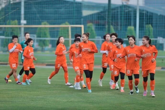L'équipe nationale féminine de football du Vietnam. Photo : VNA.