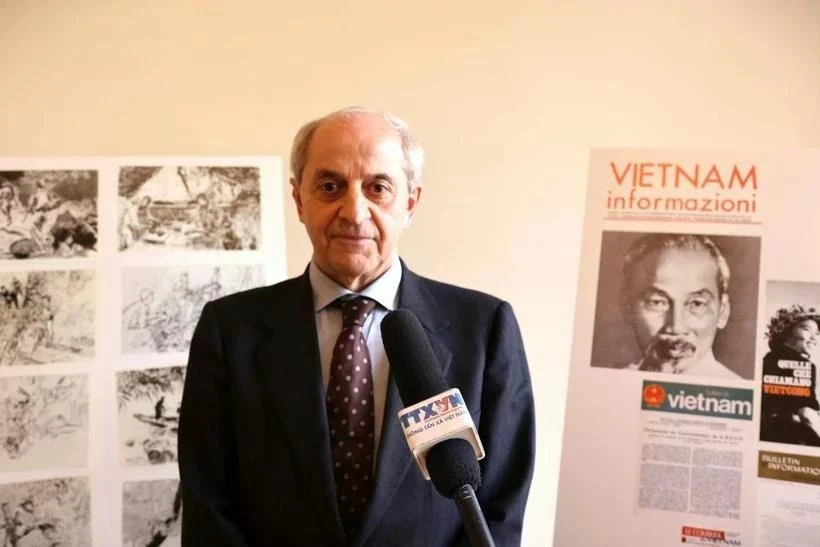 Le secrétaire général du Parti communiste italien (PCI), Mauro Alboresi. Photo : VNA.