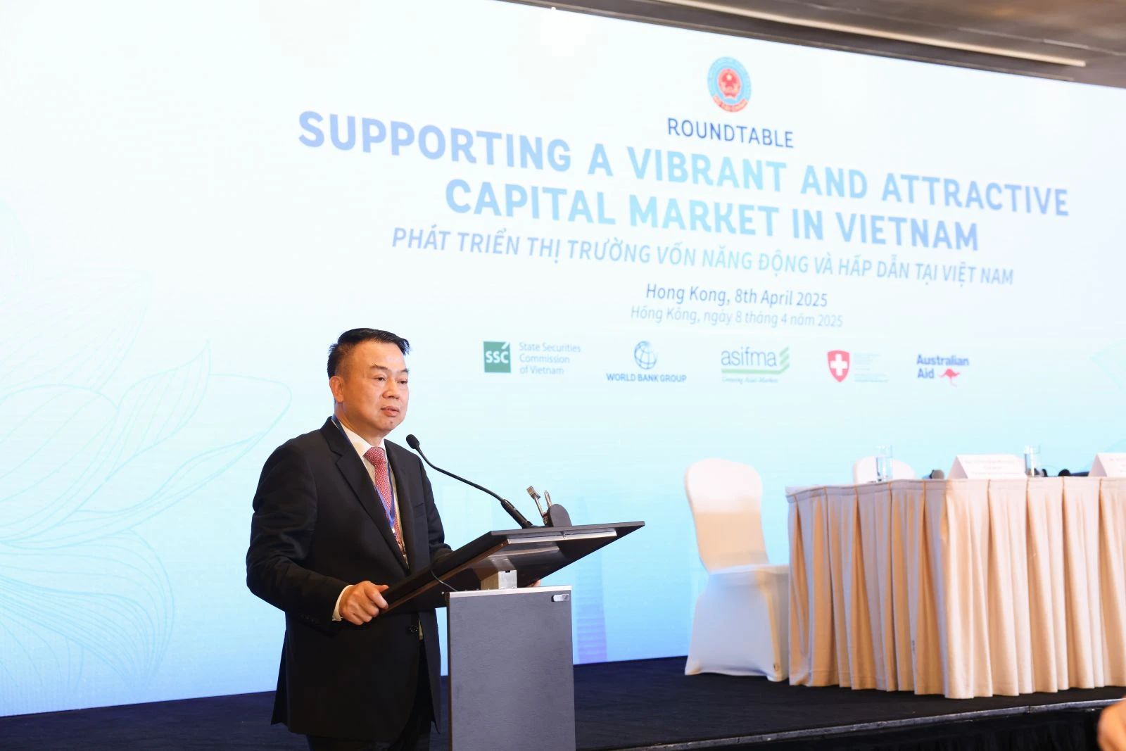 Le vice-ministre vietnamien des Finances, Nguyen Duc Chi.