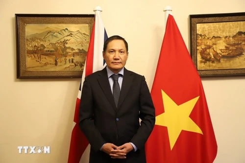 L'ambassadeur du Vietnam au Royaume-Uni, Do Minh Hung. Photo : VNA.
