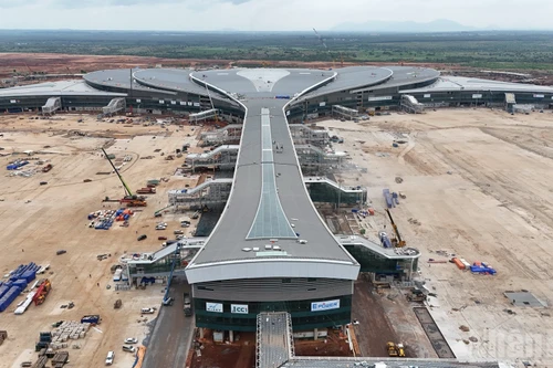 Le terminal passagers est considéré comme le « cœur » de l'aéroport de Long Thanh. Photo : NDEL.