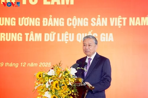 Le secrétaire général du Parti communiste vietnamien, To Lam. Photo : VOV.