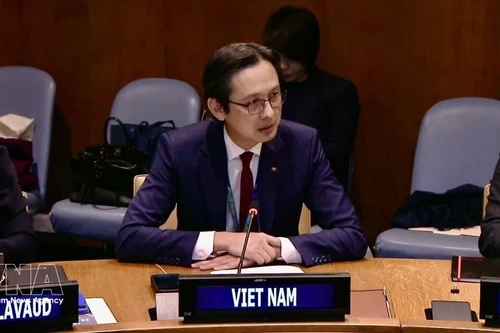 L’ambassadeur Do Hung Viet lors du symposium. Photo : VNA.