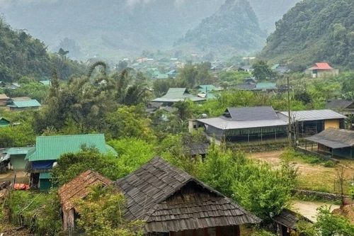 Un coin du site touristique communautaire de Muong Long, commune de Muong Long, province de Nghe An. Photo : NDEL.