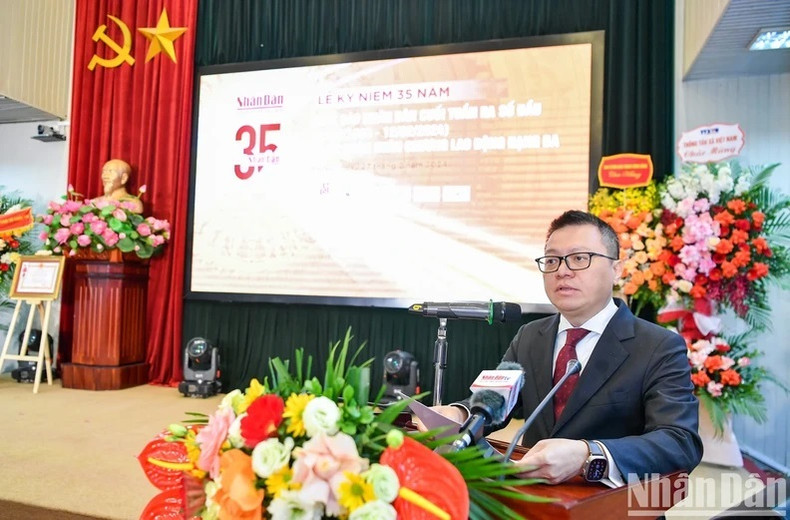 Le rédacteur en chef du Journal Nhân Dân, Lê Quôc Minh.